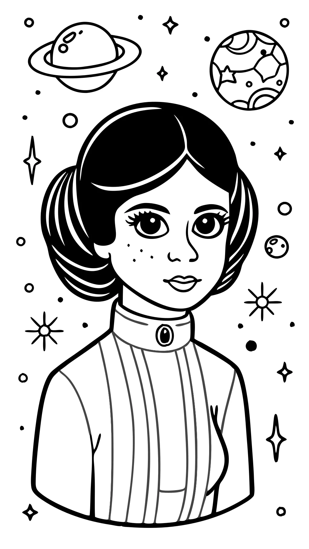 star wars coloring pages princess leia